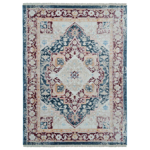 World Menagerie Abbottsford Oriental Multicolor Area Rug Wayfair